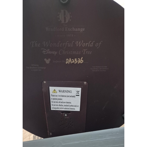 59 - Boxed Bradford Exchange 'The Wonderful World Of Disney' Christmas Tree (working)