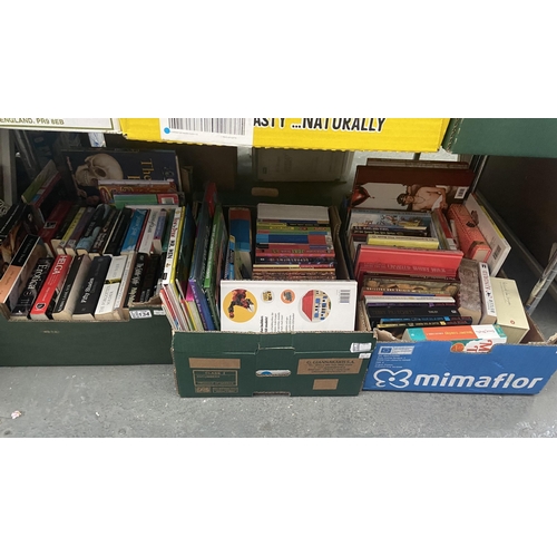 134 - 3 Boxes containing assorted books