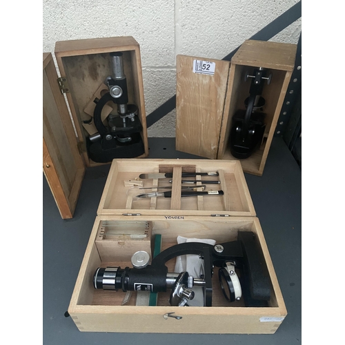 52 - 3 Microscopes