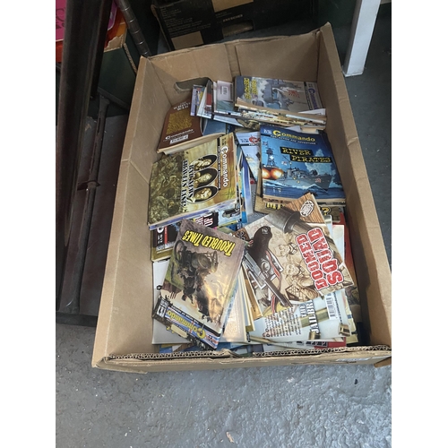 562 - Box containing Commando action story comics