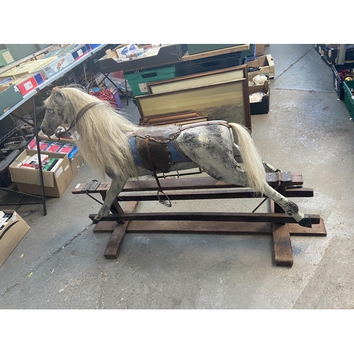 576 - Vintage rocking horse