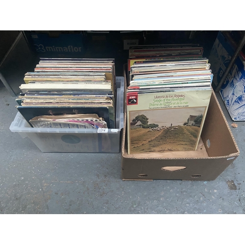 74 - 2 Boxes containing LPs