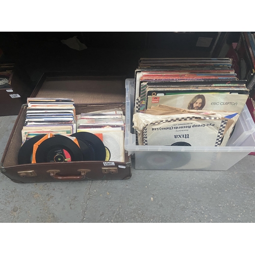 87 - 2 Boxes containing LP's and singles