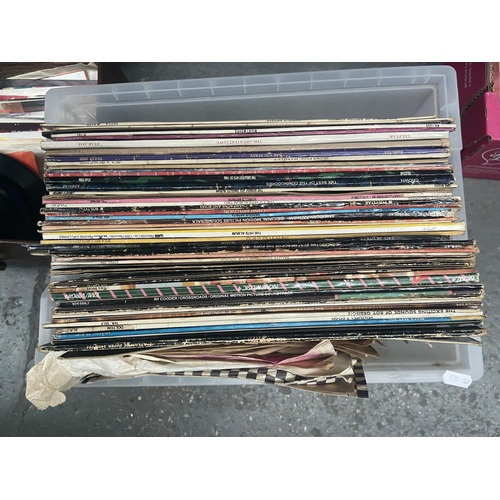 87 - 2 Boxes containing LP's and singles