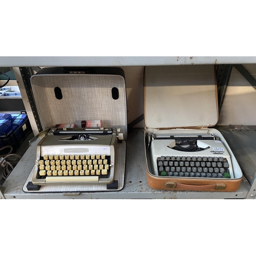 173 - Brother and Olympia typewriters