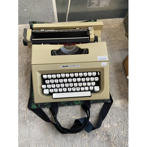 244 - Olivetti typewriter