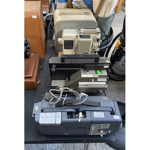 249 - 3 Vintage projectors