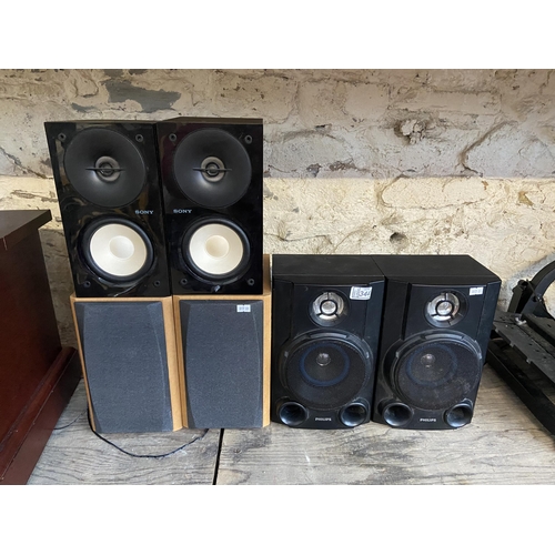 344 - 3 Sets of speakers including Sony