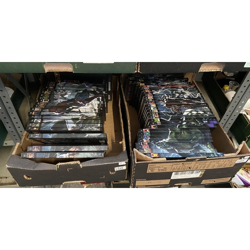 35 - 2 boxes containing a Marvel graphic novel set