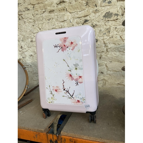 369 - Floral suitcase