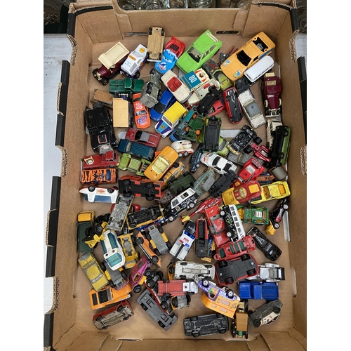 404 - Box containing die cast vehicles