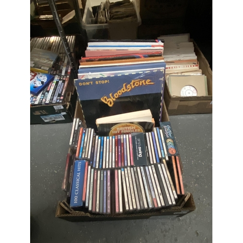 71 - Box containing CDs and LPs