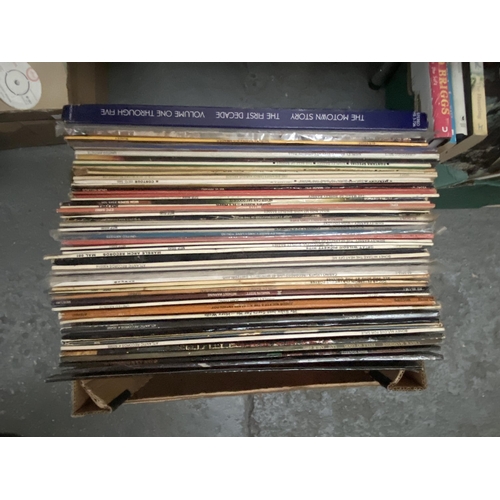 73 - Box containing LPs including Boney M