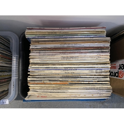 81 - 2 Boxes containing LPs including Neil Diamond, Grease etc