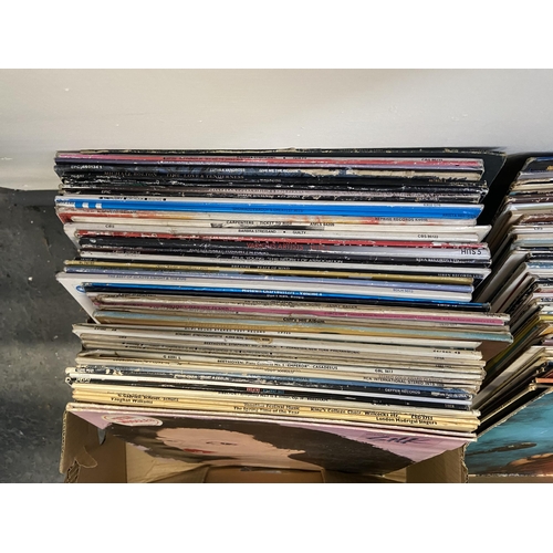 82 - 2 Boxes containing LPs including Cliff Richard, Diana Ross etc