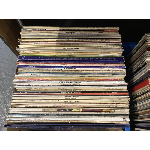 87 - 2 Boxes containing LPs including Status Quo