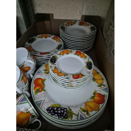 11 - 2 Boxes containing Royal Norfolk 'fruit' China