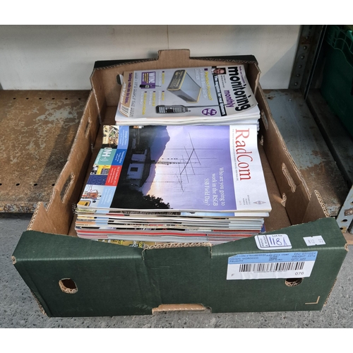 118A - Box containing radio magazines