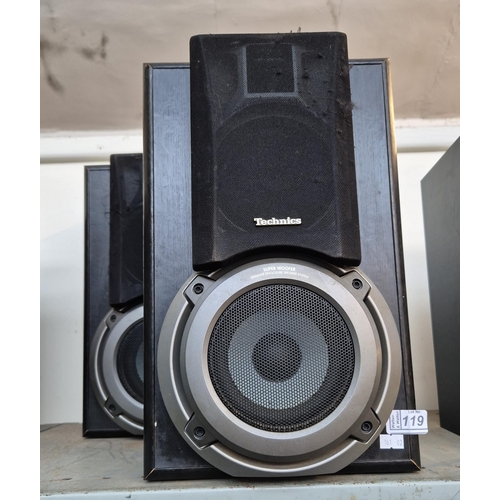 119 - Pair of Technics super woofer speakers