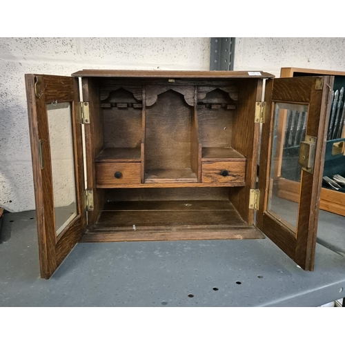 15 - Vintage smoker's cabinet