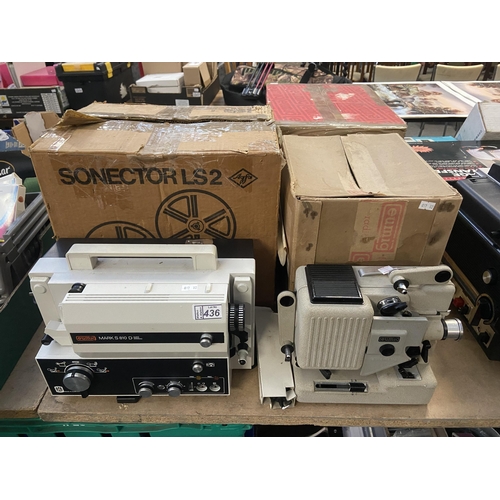 436 - 3 Projectors including Eumig