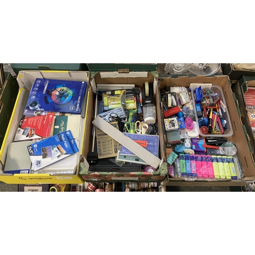 440 - 3 Boxes containing stationery supplies including photo paper, document wallets etc