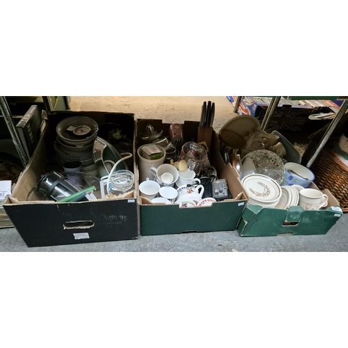 66 - 3 Boxes containing kitchenalia