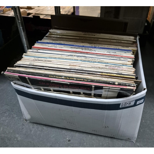 75 - Box containing LPs