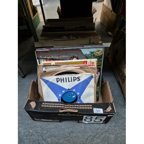 80 - Box containing assorted records