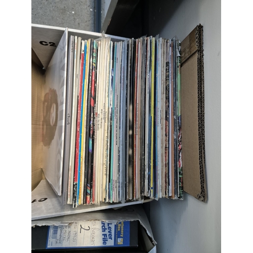 101 - Box containing LPs including Charli XCX, Eminem, Foo Fighters etc