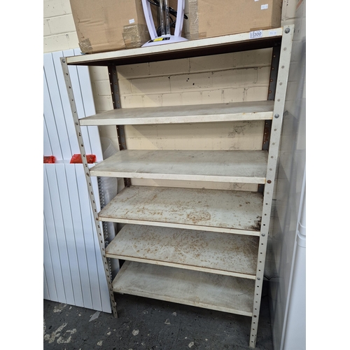 300 - 6 Shelf metal storage unit