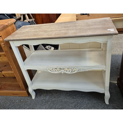 329 - Modern hall table with shelf