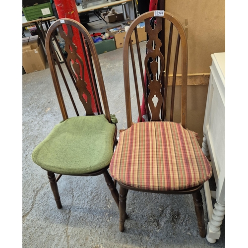 344 - Pair of spindle back chairs