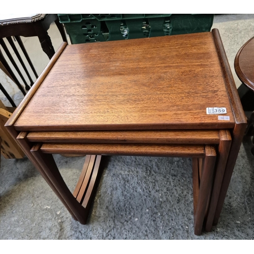 359 - Vintage nest of tables