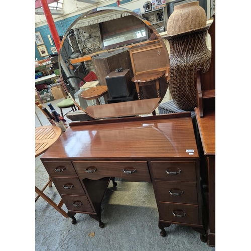 364 - Vintage mirror back dressing table