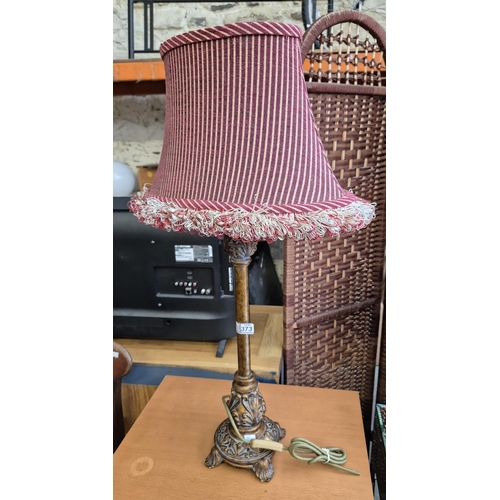 373 - Ornate table lamp