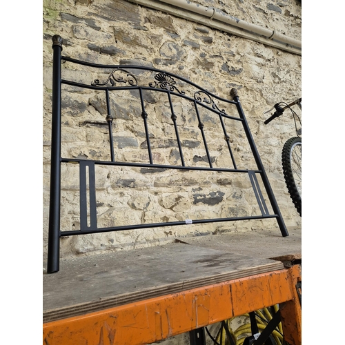 394 - Metal headboard