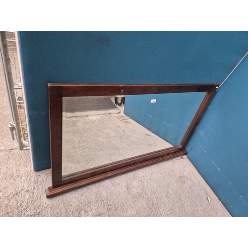 437 - Large over mantle mirror