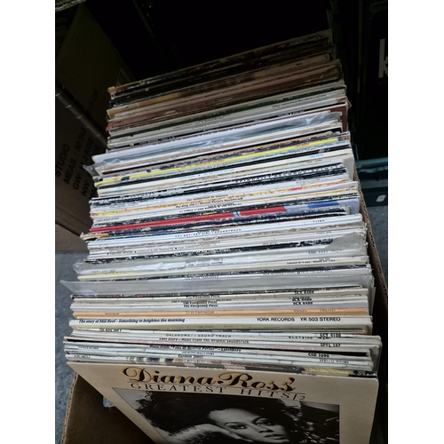 95 - Box containing LP's including Diana Ross