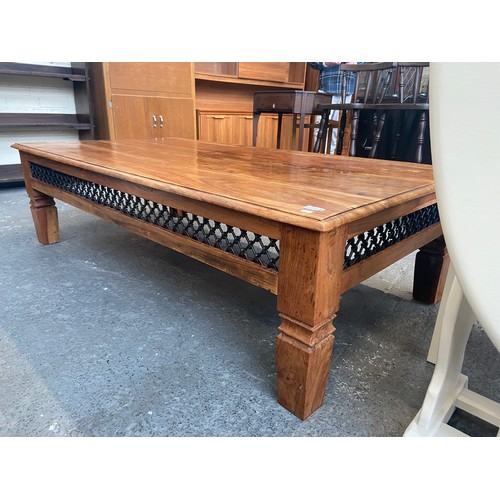 315 - Large hardwood coffee table