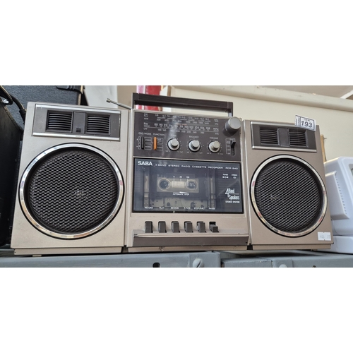 SABA stereo cassette recorder (RCR 540)