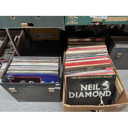 106 - 2 Boxes containing LPs including Neil Diamond