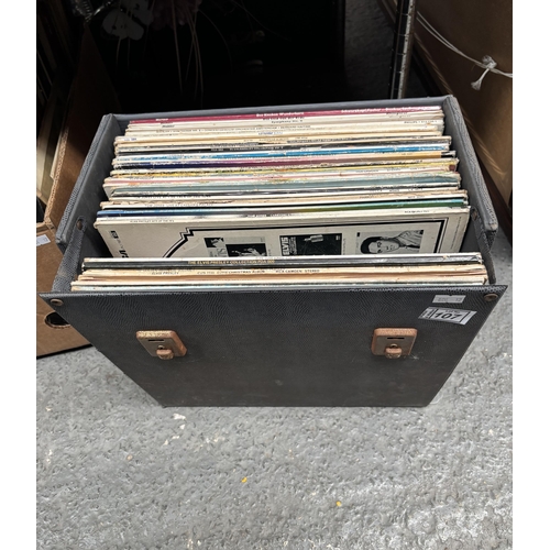 107 - Box containing LPs including Elvis Presley