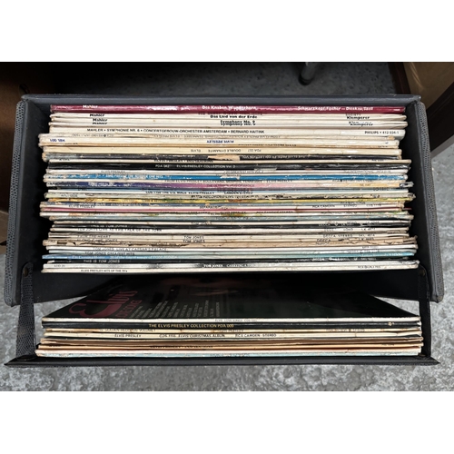 107 - Box containing LPs including Elvis Presley