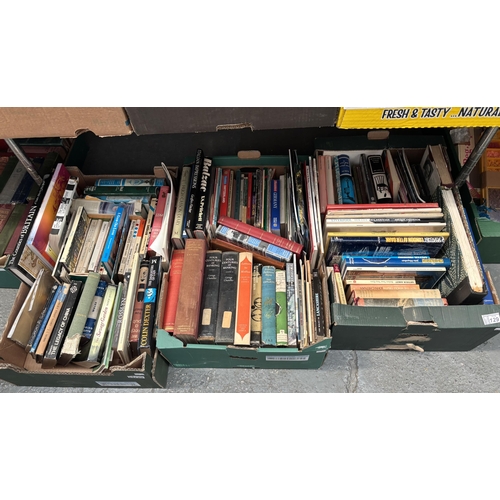 129 - 3 Boxes containing assorted books