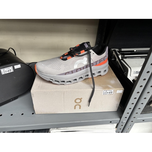 149 - Pair of new On Running Cloudtmonster trainers (size 9)
