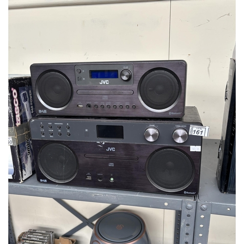 161 - 2 JVC DAB audio systems