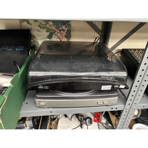 165 - Aiwa and Ion Profile turntables