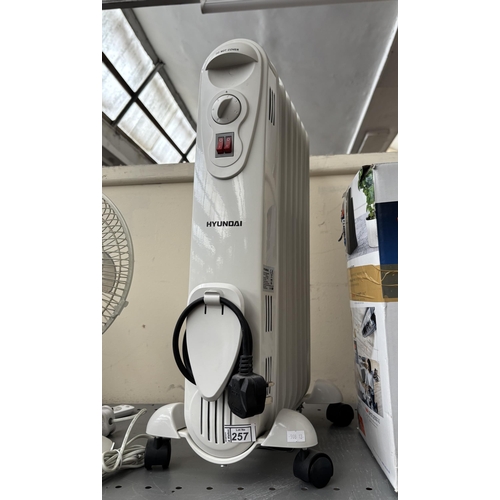 257 - Hyundai oil filed radiator