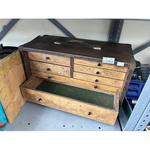 269 - Wooden engineers toolbox